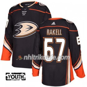 Anaheim Ducks Trikot Rickard Rakell 67 Adidas 2017-2018 Schwarz Authentic - Kinder